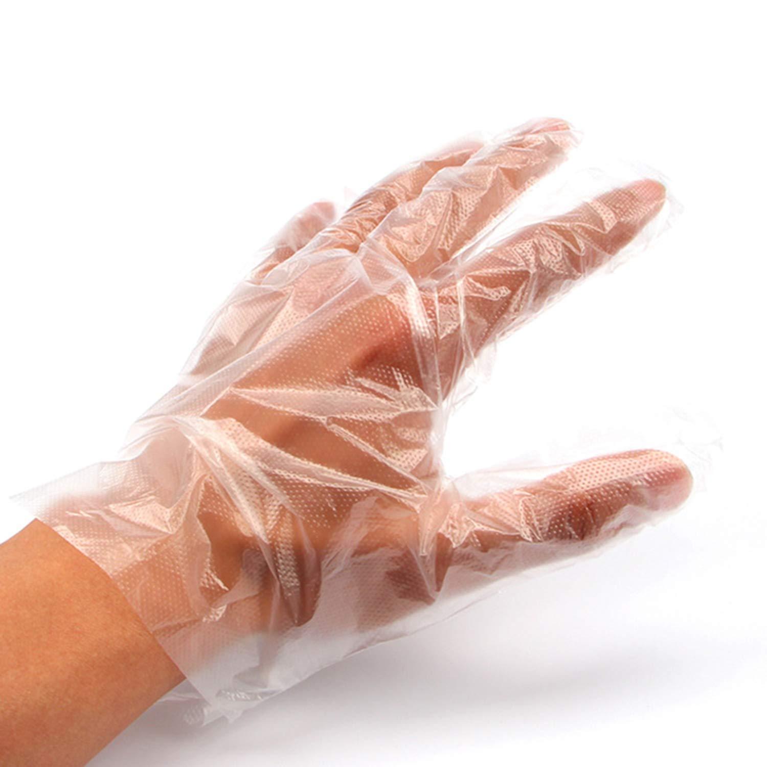 0670 Plastic Transparent Disposable Clear Gloves (White) (100pc) 0670 Plastic Transparent Disposable Clear Gloves (White) (100pc)